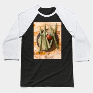 Asparagus and tomato Baseball T-Shirt